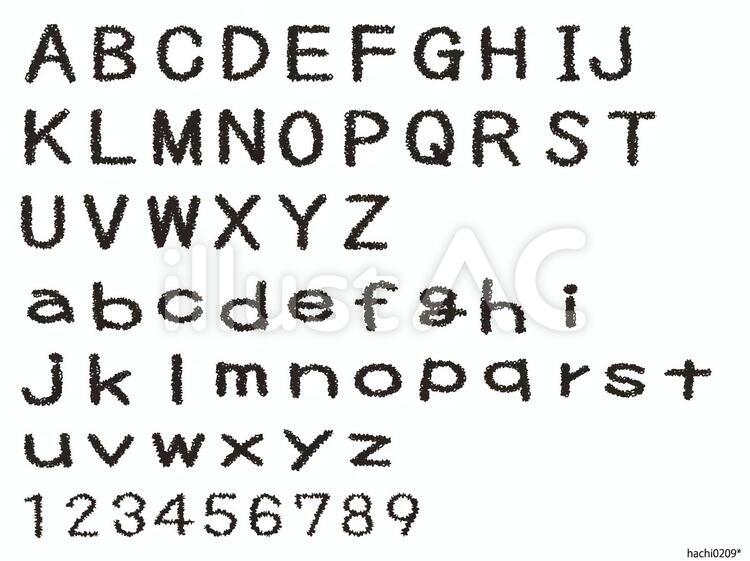 書体見本 - 定金ネーム刺繍