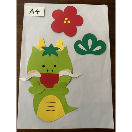 1月製作・お正月製作 辰風船元幼稚園教諭たここの「ほいくの本棚」