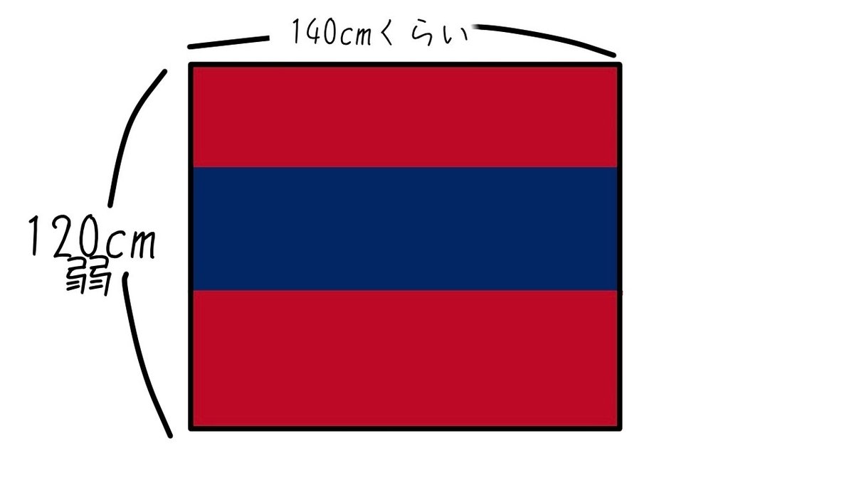 オリジナルフラッグを作ろう！コンビニビジ文字プリント