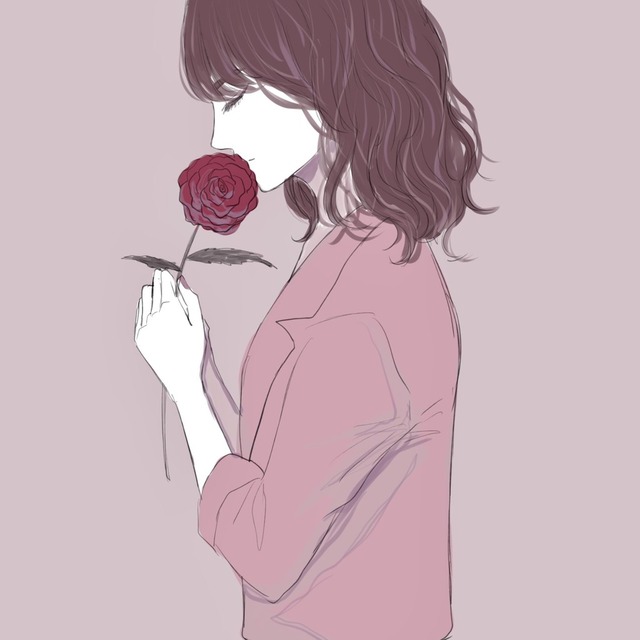 韓国アイコンイラスト女子TikTok