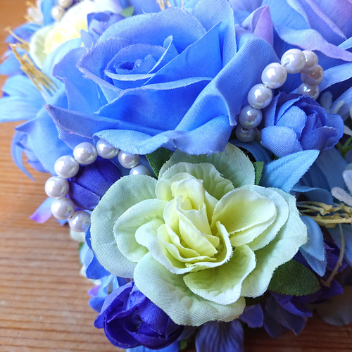 プリザーブドフラワーミニー型バックブーケ ジェイダイトフラワー プリザーブドフラワー専門店