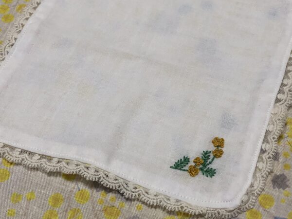 ガーゼハンカチの綺麗な作り方。ごんのてづくりきろく