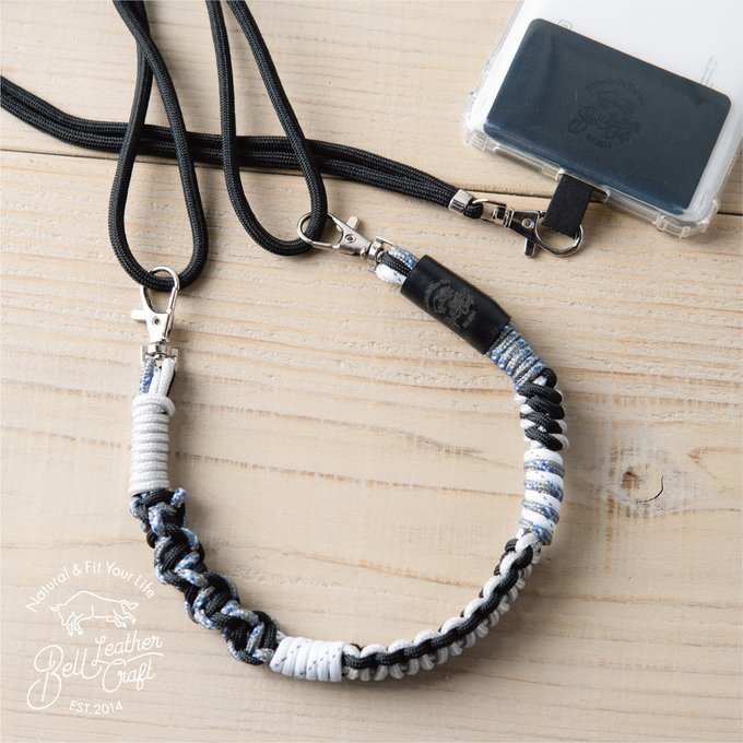 パラコード スマホストラップ ハンドメイド パラコード アウトドアコード でショルダーストラップ作り方