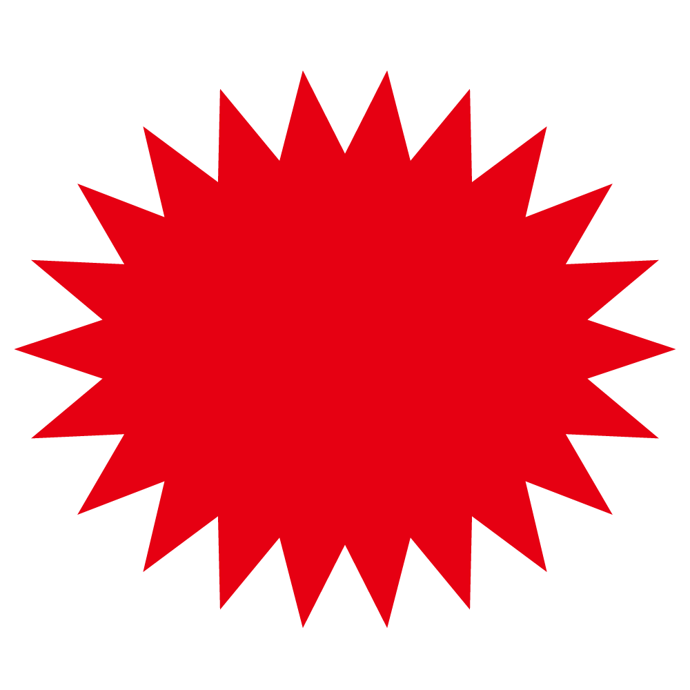 ふきだし フレーム ギザギザ無料イラスト素材素材ラボ