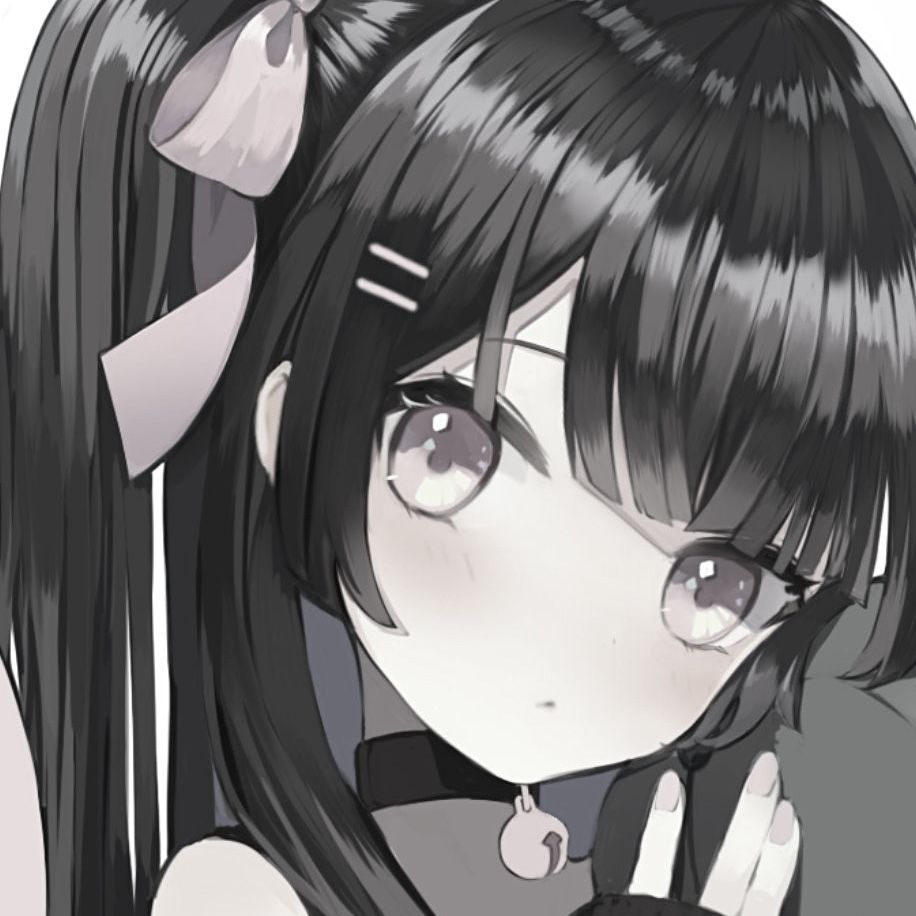 白黒 女の子」のアイデア 23 件 2025白黒 女の子, 白黒, アイコン かわいい