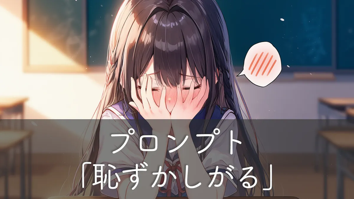 画像付き Stable Diffusionで表情を再現できるプロンプトAI愛create