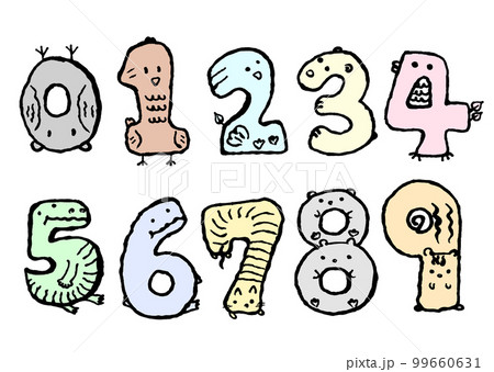 数字のキャラクターデザインの事例・実績・提案一覧ランサーズ