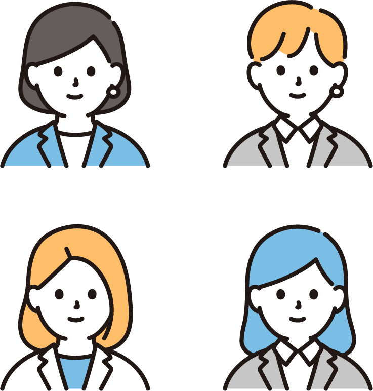 案内・紹介するビジネスパーソン 女性 のイラスト商用可・フリーイラスト素材ソコスト