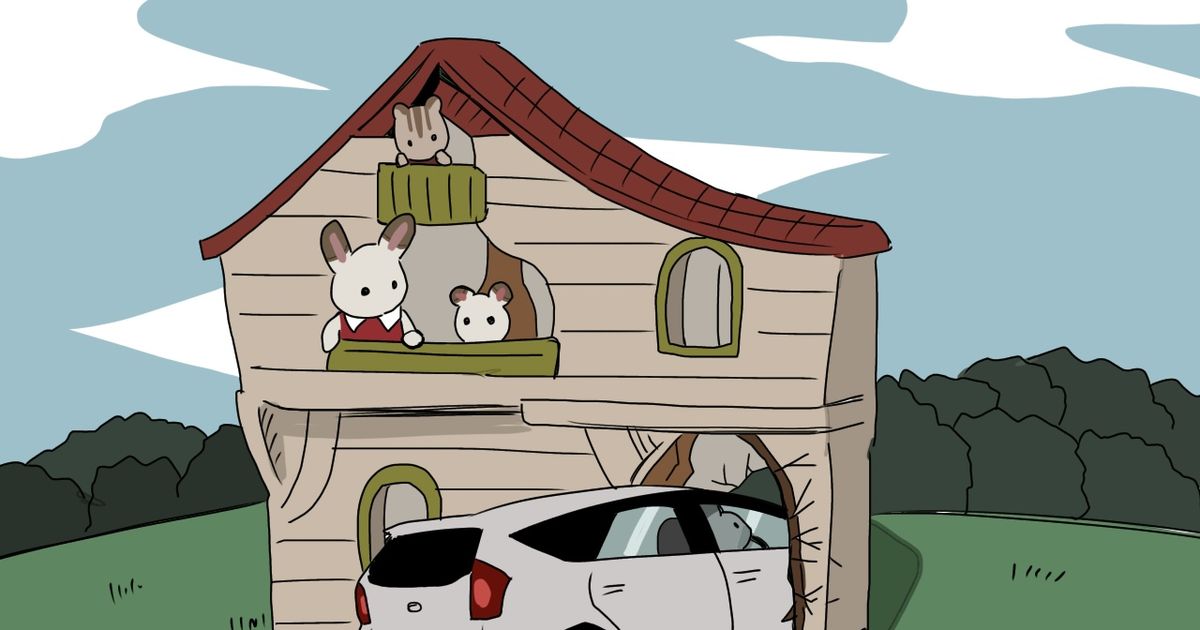 車好き プレゼント トヨタ プリウス ZVW50車 イラスト A4版 グルービー TOYOTA prius アート パーツ オーナー グッズ ギフトアクセサリ