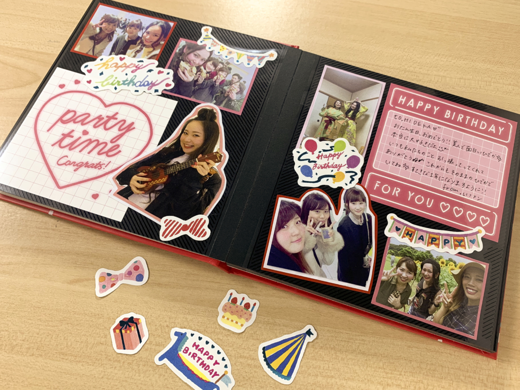 メッセージカード 星柄ステッカー フォトアルバム - メルカリ