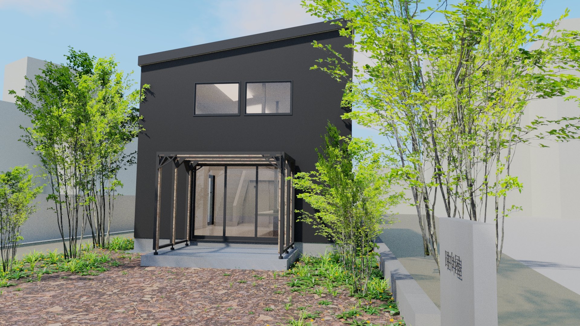 Blender3.0 初心者が一日で家をつくってみたCGbox