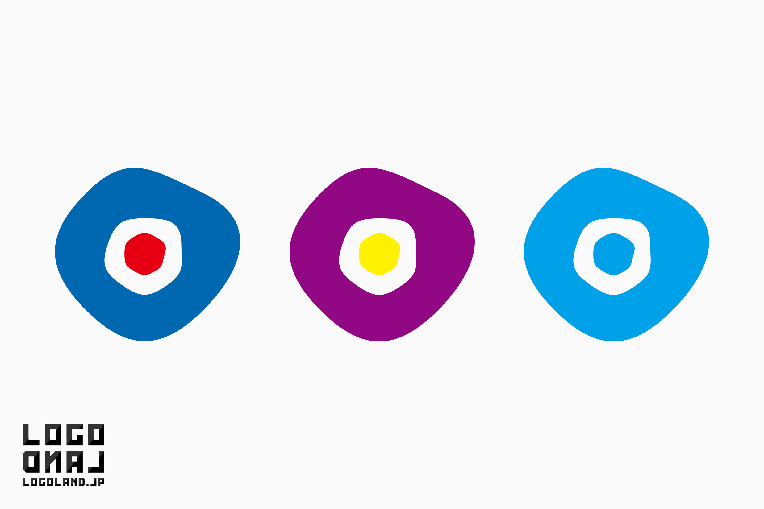 Eと円の柔らかいロゴ