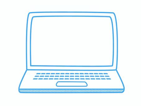 ノートパソコンのイラスト