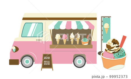キッチンカー アイコンのイラスト素材157238873 毎月1点無料 フリー のストックフォト イメージマート