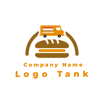 キッチンカーのロゴ ロゴタンク 企業・店舗ロゴ・シンボルマーク格安作成販売