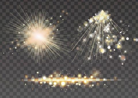 映像・フリー素材・透過素材 閃光発光放射flash動画・放送用背景