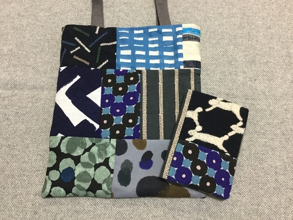 ハギレ使いのトートバッグ 家庭用ミシンで帆布は縫える 普段使いのトート