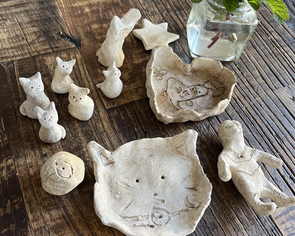 100均樹脂粘土 ダイソーとセリア、Can★doでは保存方法を変えないとダメみたいです😭