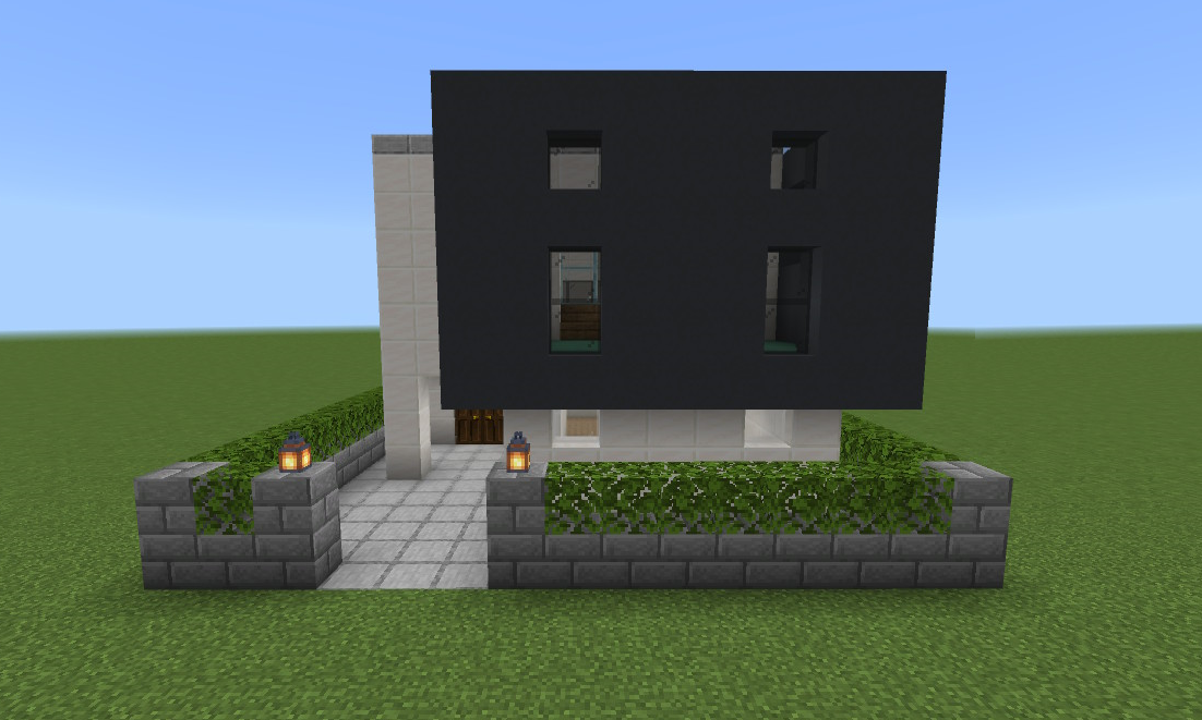 おしゃれなモダンカフェを作る コンパクト砂漠都市を作る 10- Minecraft街発展にっき