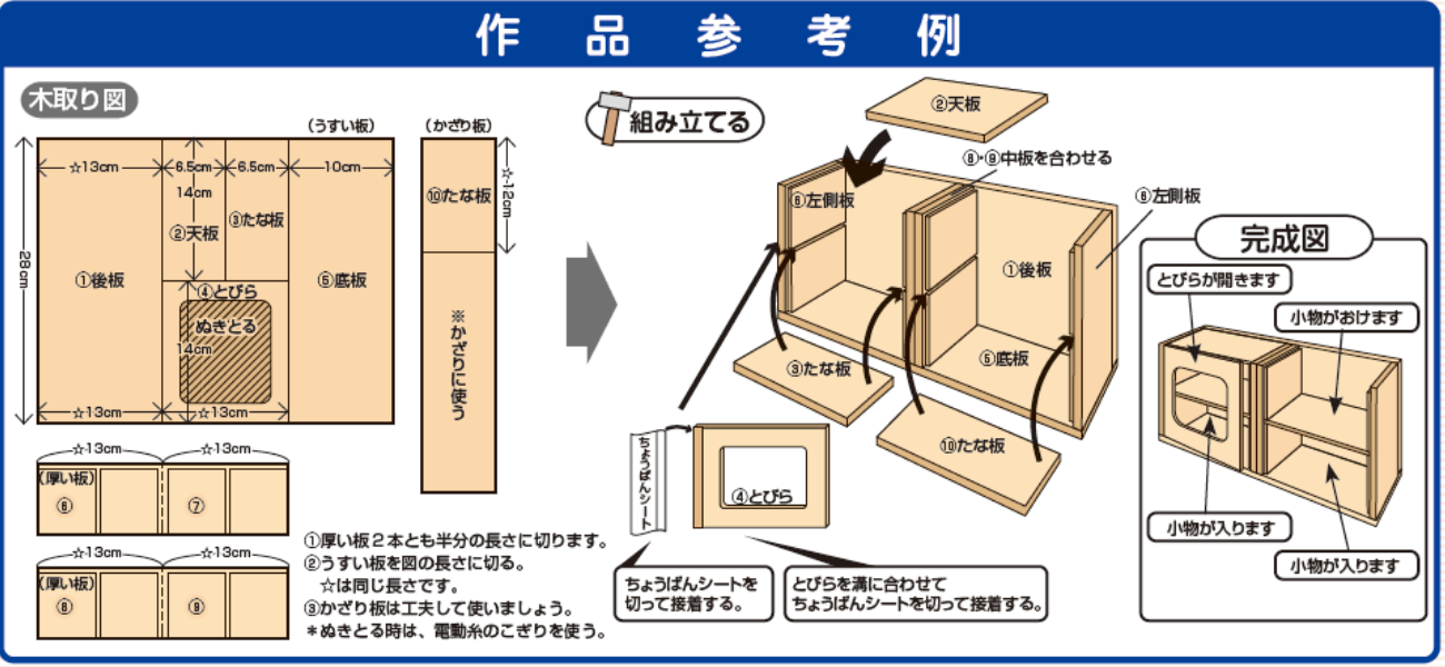 私はデザイナー12才の力でPB1まいの板から教材株式会社東栄社
