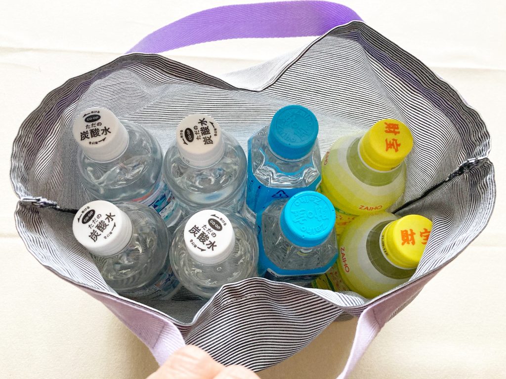 コンビニのお弁当用レジ袋みたいなエコバッグの作り方 I made an eco bag like a plastic bag at aconvenience store