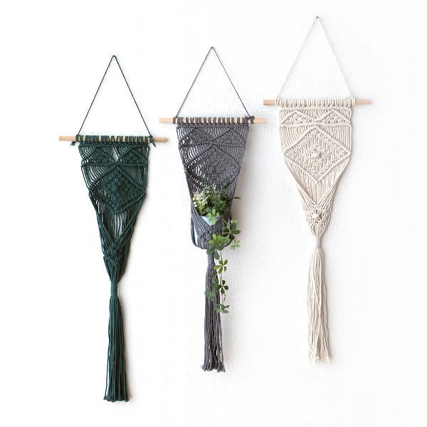 DIYしてみない♪マクラメ「プラントハンガー」の作り方と素敵なインテリアキナリノ