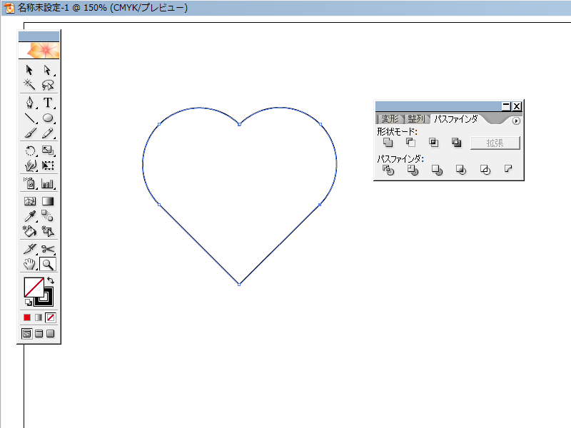 イラストレーター 超簡単！ハートの作り方GOKAN DESIGN STUDIO