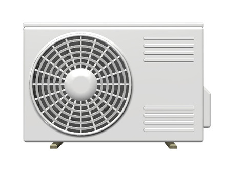 エアコンと室外機のフリーイラストフリーイラスト・クラシック フリクラ