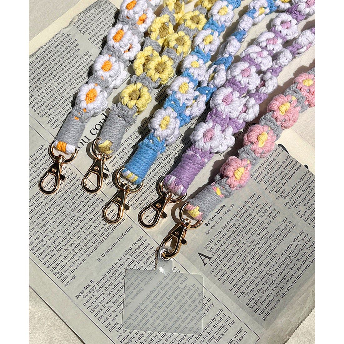 手編みスマホショルダー フリルタイプキャメル ショルダーストラップ付き栃木県佐野市ふるさと納税サイト「さとふる」