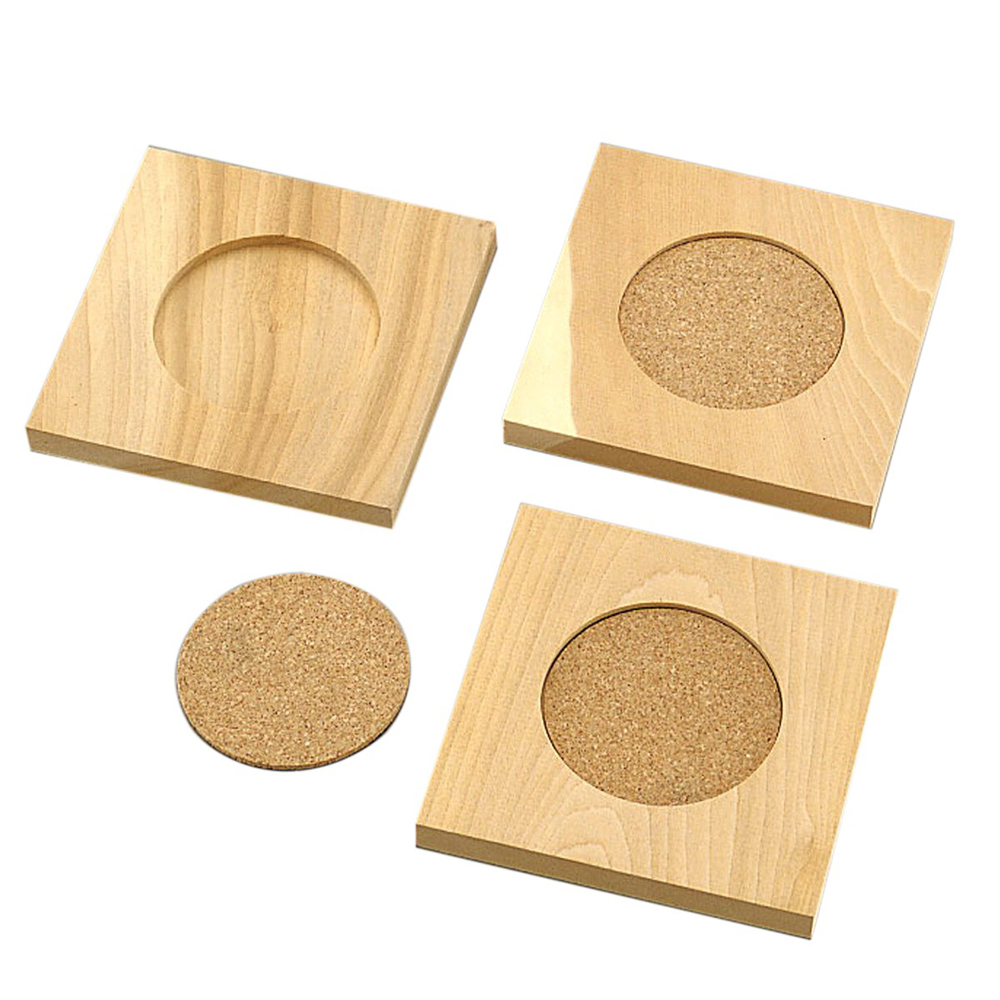 木彫コースターの完成ゆっくりじっくり手作り