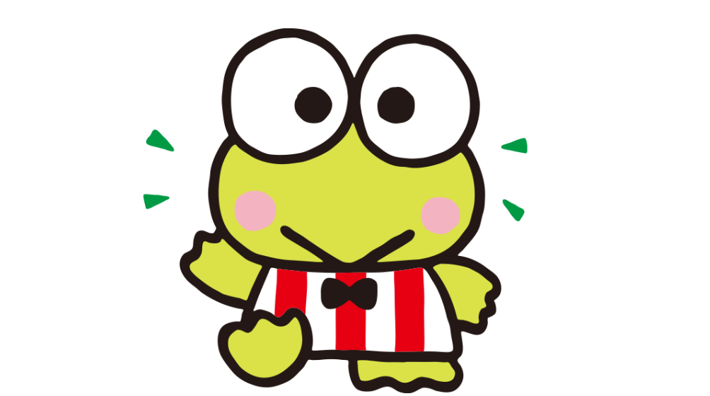 けろけろけろっぴ アイロンプリントシート ミニサイズ SR-L-KR1-mi4キャラぴた