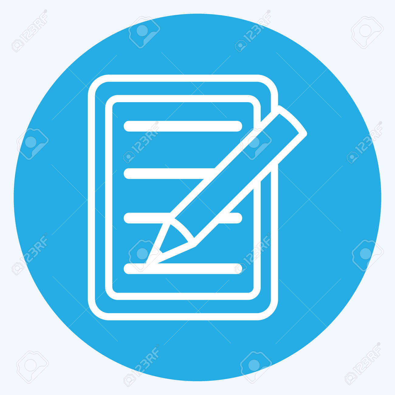 おしゃれな水色のメモ・紙のアイコンイラスト - No: 25897022無料イラスト・フリー素材なら「イラストAC」