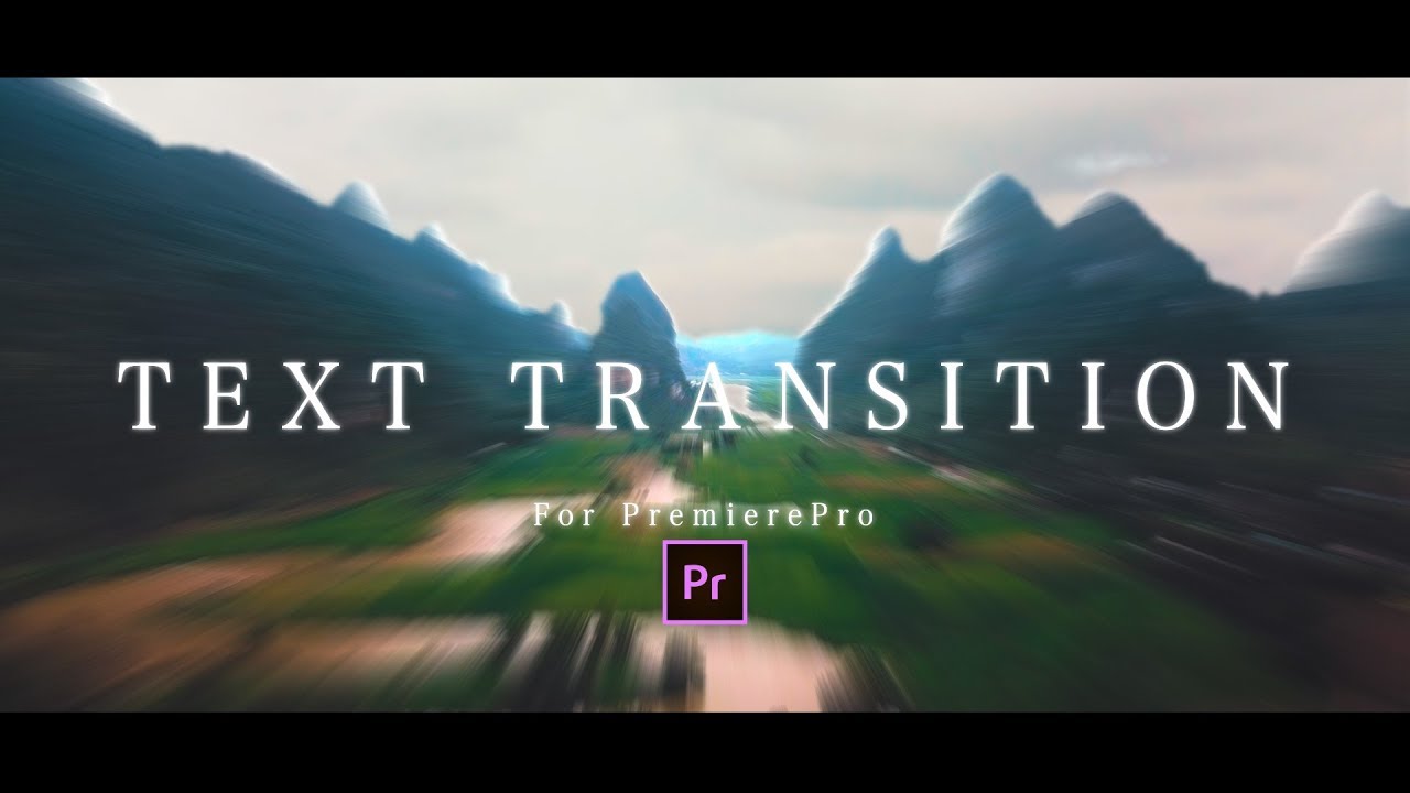 トラックマットで文字の部分の映像をブチ抜く方法Adobe Premiere Pro CC 2018