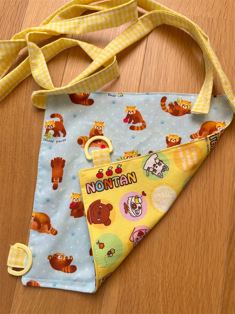 縫製45分紐作りが簡単にできるおままごと用 抱っこ紐の作り方ドールキャリ