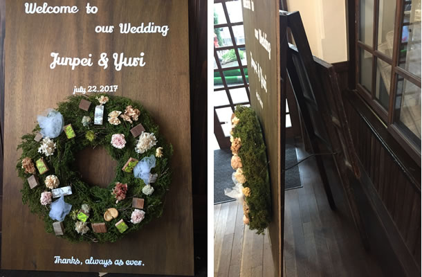 結婚式 ウェルカムリースの簡単作り方とデザイン集結婚ラジオ結婚スタイルマガジン