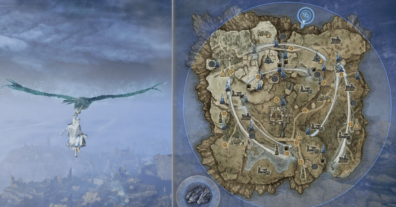 ナイトレイン マップと地図の見方 エルデンリングナイトレイン- ゲームウィズ