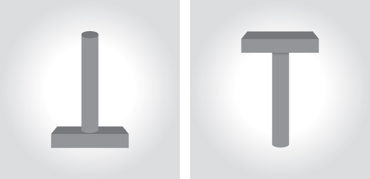 シンメトリー図形：イラスト無料