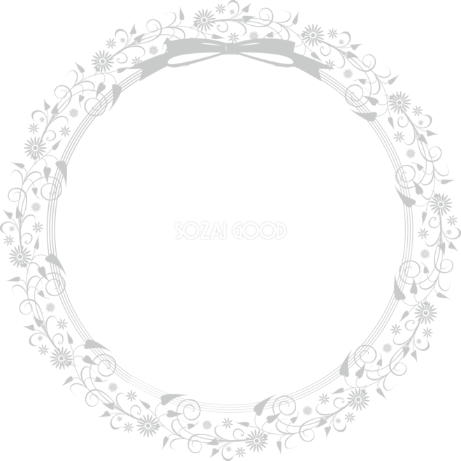 おしゃれな花柄フレームの動画テンプレート・オールシーズン使えるおしゃれで上品なデザインの イラストボックス「プレミアム」テンプレート