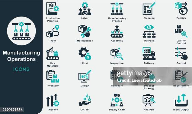 工場生産工程 - イラスト素材 無料ダウンロード 商用利用可 もちきんちゃくん