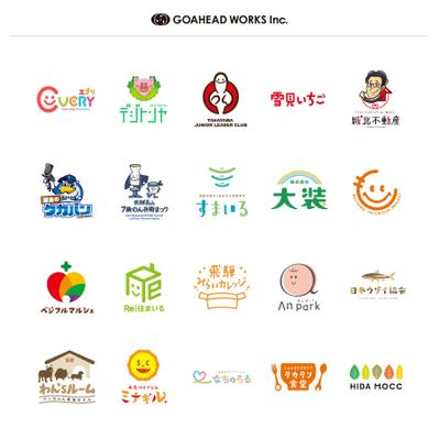 柔らかいFのロゴロゴアウトレット