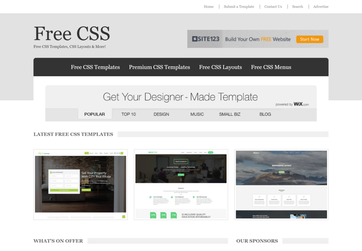 ホームページ テンプレート レスポンシブ - 著作権フリー 商用利用可ＢＯＭＢＩＴ