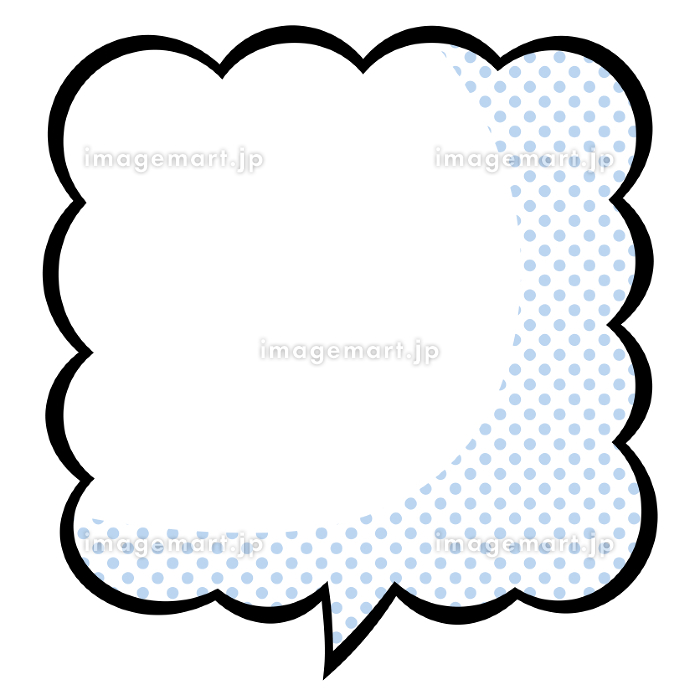 シンプルな四角の吹き出し - ONWAイラスト