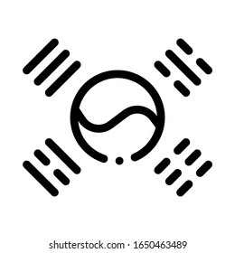 韓国国旗アイコン等尺性3 Dスタイルと心イラスト画像とPNGフリー素材透過の無料ダウンロード - Pngtree