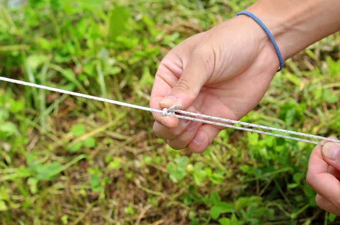 ロープひも結び方「自在結び」編。 - YouTube