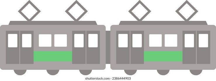 JR山手線イラストのフリー素材イラストイメージ