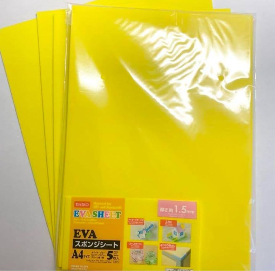 ダイソー クッションスポンジ 黒・横長25mmのパーツレビューハリアー kuroharri3みんカラ