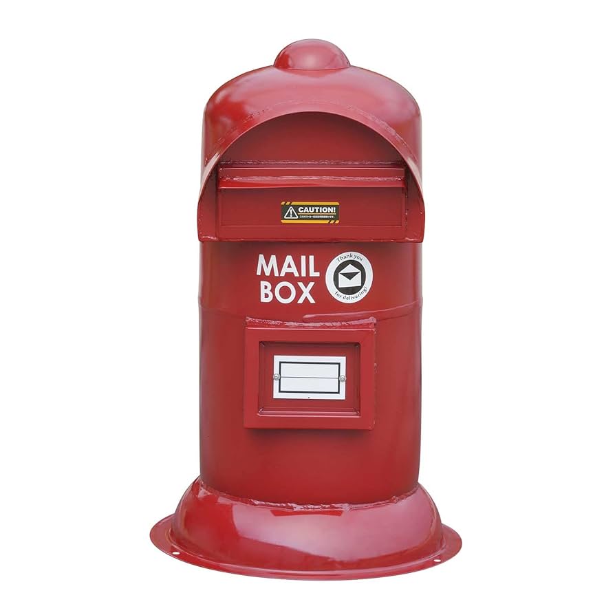 アメリカンポスト スタンドセット 郵便受け レトロ レッド 幅18.5×奥行51.5×高120cmINK-1501035Hset水回り製品通販専門店ビーキューブ