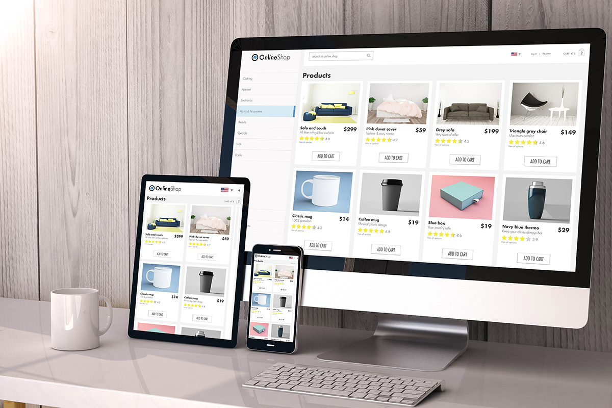 Webサイトに合わせたカートのデザイン変更ネットショップ開業のe-shopsカートS