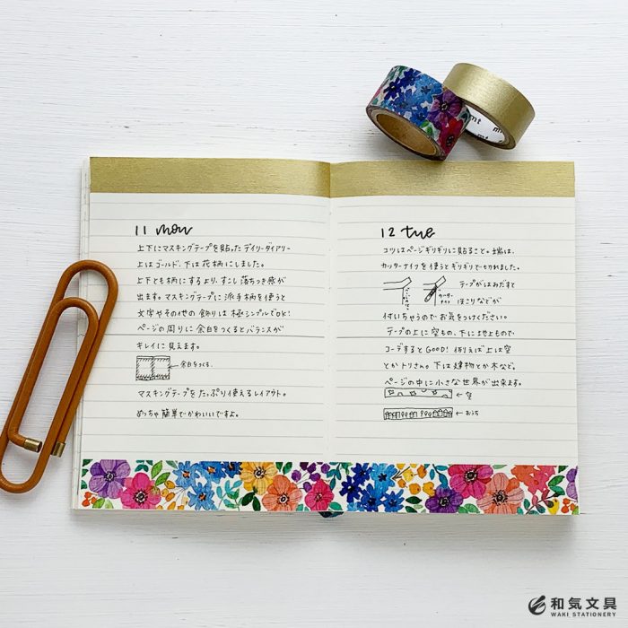 マステ活用 簡単かわいい＆おしゃれなマスキングテープコラージュの手作りメッセージカード４種類 マステ消費 マステデコwashitapecollage message card ideas