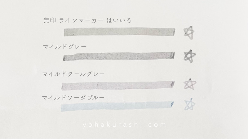 マイルドライナー5本セット おだやかブルー